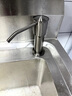 麦舒特德国洗洁精水槽按压器家用厨房菜盆304不锈钢水槽皂液器加厚加高 【全304不锈钢】秒出液不漏液/卡顿用坏包赔-枪灰 实拍图