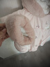 戴维贝拉（DAVE＆BELLA）女童棉服保暖连帽上衣加厚儿童外套冬装新款小童服装洋气宝宝棉衣 粉色【现货】 80 cm（建议身高73-80cm） 实拍图