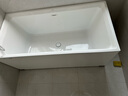 九牧（JOMOO） 浴缸家用成人小户型洗澡泡澡池浴室沐浴独立亚克力方形艺术浴缸 1.4m方形薄边独立浴缸YR10614 实拍图