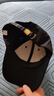 黛米安妮莎 帽子男韩版潮流棒球帽情侣款纯色春夏季遮阳帽女户外休闲鸭舌帽 黑色 均码可调节 实拍图