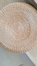 狄丽莫蒲团坐垫打坐垫地上懒人沙发榻榻米蒲团坐垫阳台飘窗藤编透气垫子 蒲草原色【高10cm】 直径45cm【家居日常使用】 实拍图