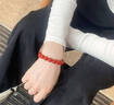 老凤祥 优级红玛瑙手串女款高档轻奢冰种水晶手链新年生日礼物送女友 【京东八仓发货】*当/次日达-优级红玛瑙国风手串 8mm 实拍图