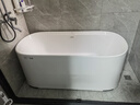 九牧（JOMOO） 浴缸家用成人小户型洗澡泡澡池浴室沐浴独立亚克力椭圆艺术浴缸 1.5m椭圆薄边独立浴缸YC10615预售 实拍图