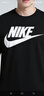 耐克(NIKE)男短袖T恤 纯棉 运动休闲 经典简约 AR5005-010 黑色L 实拍图