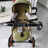 唯乐宝鲸灵婴儿推车可坐可躺婴儿车0-3-6岁用新生儿避震双向轻便高景观 【三代】摩卡绿+遮阳+脚套 实拍图