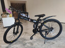 Jeep吉普自行车折叠山地男女学生26寸27速双减震公路单车战神-骑士黑 实拍图