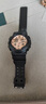 Mtin树脂表带表壳适配卡西欧G-SHOCK手表带GA110 140 GD120GLS GAX100 哑光黑色黑字 16mm 实拍图