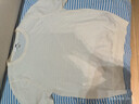 优衣库女装精纺美利奴羊毛圆领针织衫/短袖通勤25秋冬新款478335 01 乳白色 S 实拍图