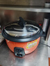 厨之慧商用电饭锅食堂酒店大电饭煲大容量电饭锅 老式饭店用大型电饭锅 橙色23升（30-40人用）23L带蒸笼 实拍图