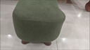 铂呐苓小凳子家用小板凳客厅沙发凳软包凳网红小矮凳结实小坐凳拼色方凳 手提肥皂凳【墨绿】 实拍图
