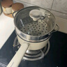 九阳（Joyoung）含钛陶瓷不粘小奶锅0氟健康辅食锅汤锅热奶16cm炉灶通用CN541(LB) 实拍图