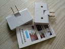 【京东物流】超薄转换插头一转三转换头180度旋转扁平夹缝一变多一分三无线多孔一转多插座转换器 超薄一转三6孔插座（白色2个装） 实拍图