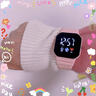 儿童电子手表只看时间女孩女童小学生女生款初中防水防摔简约可爱 006粉色[送礼盒+电池+星月手链] 实拍图