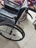 衡互邦 轮椅折叠带坐便 全躺老人便携旅行轻便手动 轮椅车 灰色普通款【SYIV75-RS-002】 实拍图