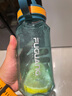 富光 运动水杯大容量塑料杯男太空杯户外便携学生耐高温热大号水杯子 苍山绿【3倍加厚+滤网】 1000ml 实拍图