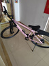 凤凰（Phoenix） 上海凤凰山地自行车成人男士女式学生变速宽胎越野赛车公路单车 铝架辐条轮粉【省力全轴承】 26寸24速【参考:158-188cm】 实拍图