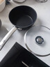 双立人（ZWILLING）奶锅汤锅Enjoy不粘锅辅食锅泡面锅煮面锅煮粥锅平底煮锅燃气小锅 黑色奶锅 20cm 实拍图