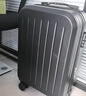 袋鼠（KANGAROO）行李箱男大学生小清新女拉杆箱高颜值万向轮旅行箱多功能密码皮箱 夜幕黑【升级多功能】 24英寸 【中途旅行箱】 实拍图