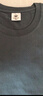战浩【2件】纯棉长袖T恤男春秋圆领纯色中青年宽松大码打底衫重磅秋衣 黑色+铁灰色 XL 建议【135-150斤】 实拍图