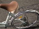 邦德·富士达 自行车女式24/26寸学生成人城市通勤复古淑女单速/7级变速买菜车 24寸钢架单速 青山灰 实拍图
