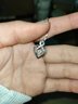 唯一（Winy）999纯银项链女款轻奢高级感莫桑钻吊坠送女友老婆生日礼物首饰 实拍图