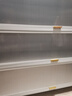 帅仕（shuaishi）厨房用具置物架落地多层餐边柜收纳碗柜家用橱柜微波炉烤箱储物柜 【升级特厚】白4层120长42深丨高硬度实心门丨特强承重 实拍图