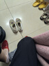 2025新款老北京布鞋女士单鞋懒人一脚蹬厚底渔夫鞋时尚休闲帆布鞋 米白色【升级款】 37 实拍图