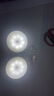 以典人体感应灯智能无线自动家用光控过道楼梯卧室夜间充电小夜灯led 【发2个】充电经典款-白光 实拍图