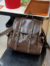 迪士尼（Disney）包包女包2025新款学生党大容量双肩包轻奢百搭高级感小众生日礼物 学院风双肩包-棕色【急速发货】 实拍图