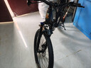 飞鸽26寸锂电池电动车助力电动自行车禧玛诺变速碟刹超长续航电瓶车新国标通勤代步山地车 F58深空灰-辐条轮/速度传感 6Ah-约电动续航24KM 实拍图