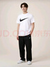 耐克(NIKE)春夏男短袖T恤 纯棉 运动休闲 舒适百搭 DC5095-100 白色XL 实拍图