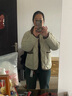 森马（Semir）羽绒服女中长款轻薄拼接灯芯绒翻领2024冬季三防外套109724113004 实拍图