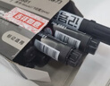 得力（deli）大双头粗头物流快递记号笔1.5mm/5.7mm 办公签字学生文具教学会议笔马克笔 10支/盒 黑色 S555 实拍图