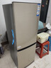 海尔冰箱双开门风冷无霜节能一新等级能效冰箱小型1.5米高家用小冰箱变频超薄冰箱出租房二门两门 【行业爆款】182升双门冰箱节能省电 实拍图