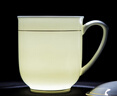 陶相惠 茶杯骨瓷办公杯会议杯陶瓷盖杯开会杯子商务办公水杯带盖10只装 实拍图