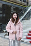 波司登（BOSIDENG）25年新款羽绒服90绒女短款连帽保暖防风修身加厚外套B250245112XS 春桃粉|1857-玫瑰可露丽 XS 155/80A 体重约110以内 实拍图