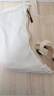 尼龙斜挎包包女2024新款潮饺子包轻便小挎包腋下包百搭单肩帆布包 白色 实拍图