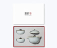 雅瓷[新年礼物]汝窑茶具套装手抓壶泡茶壶办公室一壶二杯旅行出差小隐 汝窑小隐茶侧+茶布包 4件 实拍图