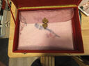 吴蚕里 真丝丝巾女士手工苏绣梅花送妈妈外搭旗袍披肩刺绣围巾礼盒装 喜梅-浅粉色 实拍图