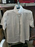 杉杉（FIRS） 短袖衬衫男 DP免烫商务休闲上班纯棉免烫白衬衣男 白色短袖 44  实拍图