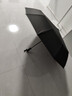 暖心话全自动雨伞折叠大号男女双人晴雨两用防紫外黑胶防晒遮阳伞太阳伞 72骨升级款大伞-尊贵黑 实拍图