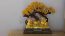 礼之源招财猫摇钱树摆件聚宝盆工艺品办公室桌面店铺收银台乔迁开业礼物 小号黄水晶树财源滚滚貔貅 实拍图