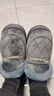 大码棉拖鞋男士厚底包跟冬季室内加厚防滑保暖鞋老人冬季保暖鞋 灰色（双线条款） 42-43 适合（41码-42码） 实拍图