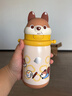 babycare儿童保温杯婴儿宝宝学饮杯吸管水杯水壶不锈钢450ml-新老款随机发 实拍图