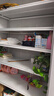 昭简家用货架行李箱置物架下空落地多层带遮挡帘阳台收纳杂物储物架 六层200cm高【默认发白色】 【送纱帘】 长120宽50cm 实拍图