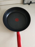 特福（Tefal）不粘锅平底锅煎锅健康早餐煎锅牛排煎锅家用红心钛元素涂层炒锅 红心感温（钛元素不粘锅） 28cm 实拍图