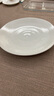 NITORI宜得利家居 餐厅餐具小盘汤勺子饭面碗饭碗超轻量餐具缤纷白唐津 超轻量大盘 23cm 实拍图