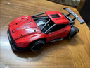 HKDA速龙高速合金遥控车RC充电电动遥控赛车汽车模型跑车男孩玩具礼物 明红-高速汽车【合金】 实拍图