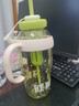 【京东物流】水杯冰霸吸管杯高颜值学生茶水分离大容量杯子 肚肚杯1个-浅绿色 实拍图