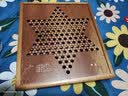 御圣 跳棋玻璃珠跳跳棋木质跳棋盘早教启蒙亲子益智游戏桌游儿童礼物 正方型跳棋盘+【玻璃珠棋子】 实拍图